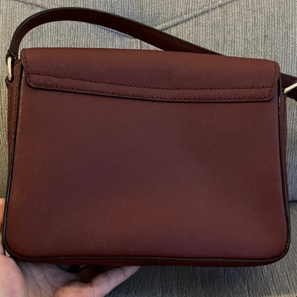 Kate Spade Burgundy Crossbody Bag - Picture 6 of 16